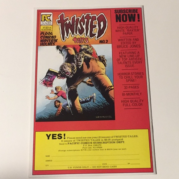 Alien Worlds #1 Pacific Comics, 1982 White Pages - Picture 6 of 8